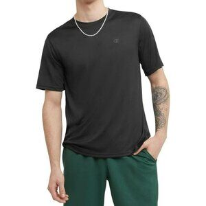 Champion Men's Dry Fit T-Shirt- Black